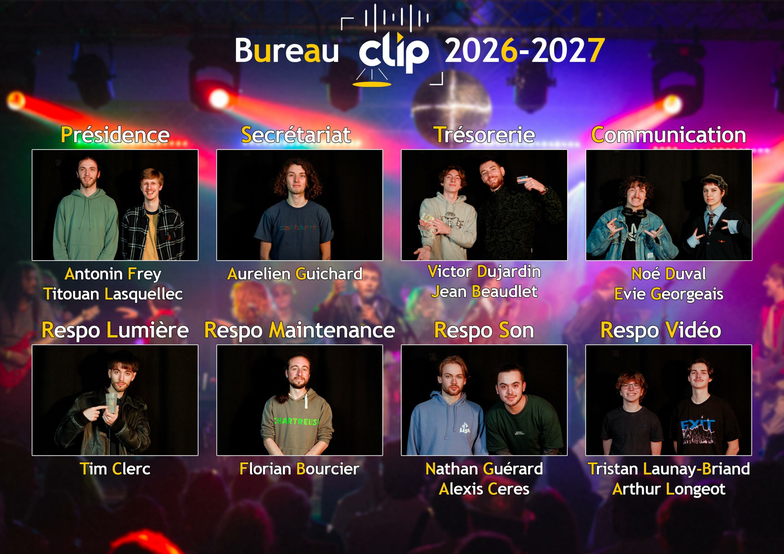 Bureau CLIP 2026-2027